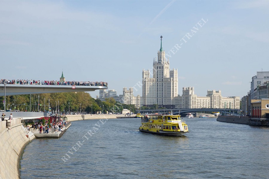 Прогулка на теплоходе по москве от киевской