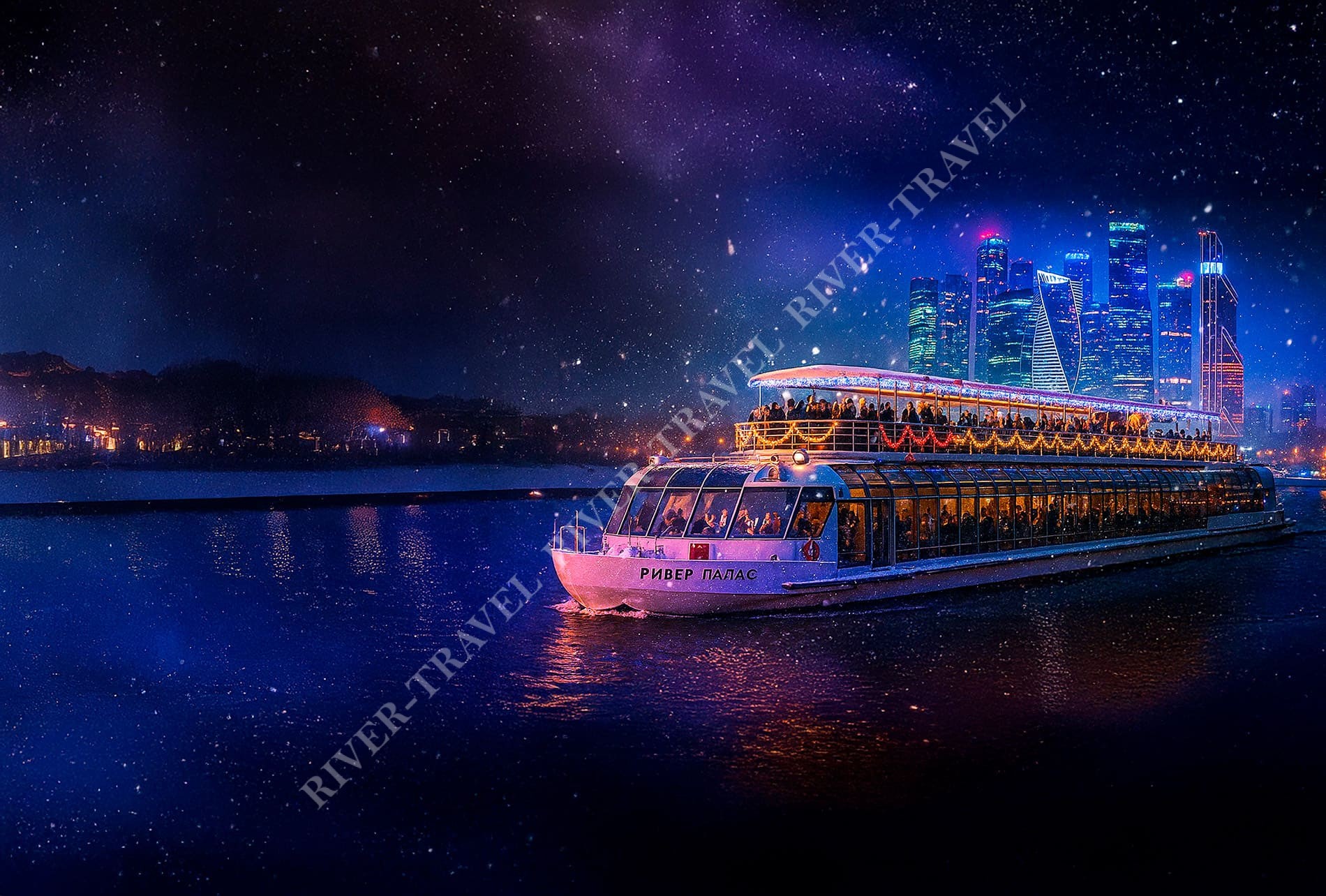 Новогодний корпоратив на теплоходе